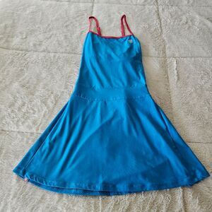 Wilson Blue And Pink Tennis Dress w/ Built-In Bra Size Medium